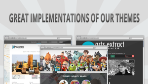 7 Beautiful Implementations of our WP Themes