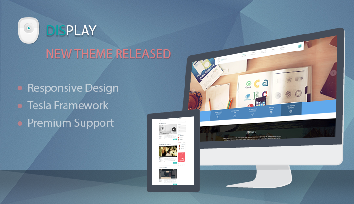 New Creative WordPress Theme launched – Display
