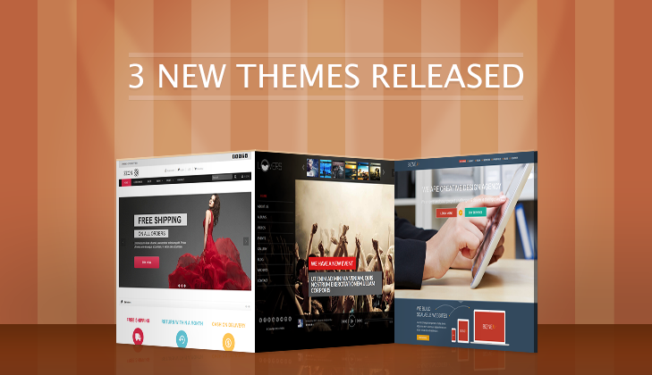 3 New WordPress Themes released